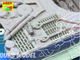 Aber G31 Grilles pour Sd.Kfz.181 Tigre I pour RFM 1/35