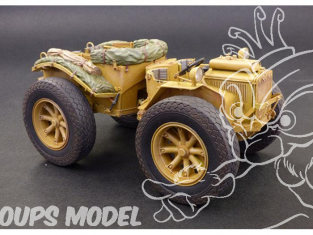 Plus Model kit militaire 475 Tracteur d'artillerie Pavesi P4/100-30A avec roues 1/35