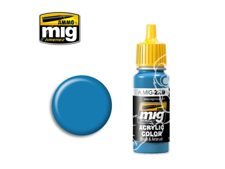 MIG peinture authentique 229 Gris bleu foncé FS15102 17ml