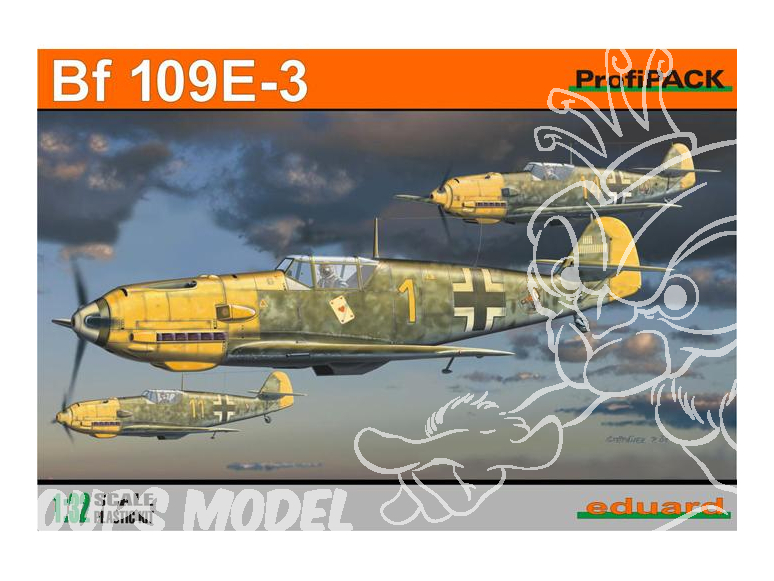 EDUARD maquette avion 3002 BF 109E-3 1/32