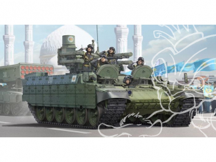 TRUMPETER maquette militaire 09506 VEHICULE BLINDE BMPT DE L’ARMEE DU KAZAKHSTAN 1/35