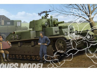 Hobby Boss maquette militaire 83855 T-28 soviet medium tank Tourelle en cône 1/35