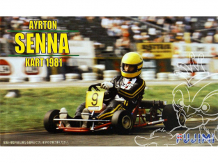 FUJIMI maquette voiture 92232 Karting Ayrton Senna 1981 1/20