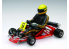 FUJIMI maquette voiture 92232 Karting Ayrton Senna 1981 1/20