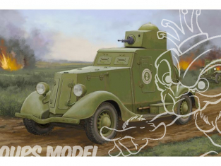 Hobby Boss maquette militaire 83883 BA-20 Sovietique voiture blindée mod.1939 1/35