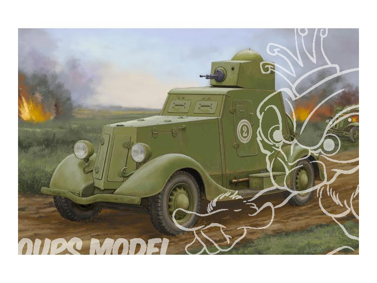 Hobby Boss maquette militaire 83883 BA-20 Sovietique voiture blindée mod.1939 1/35