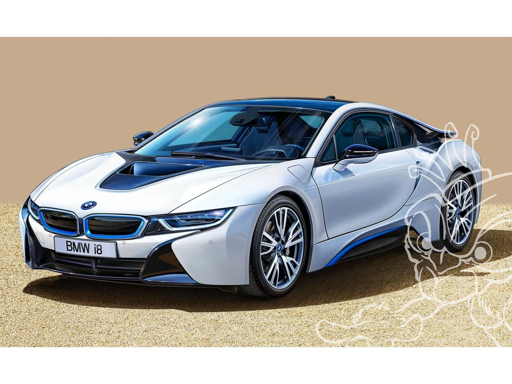 maquette bmw i8