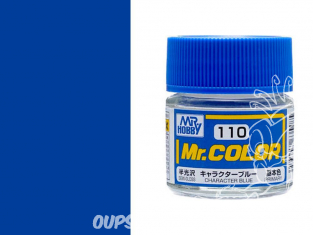 peinture maquette Mr Color C110 Bleu figurine satiné 10ml